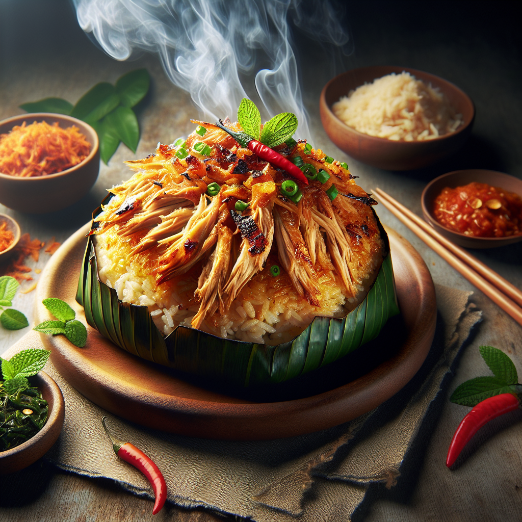 Kreasi Lezat Nasi Bakar Ayam Suwir yang Menggugah Selera